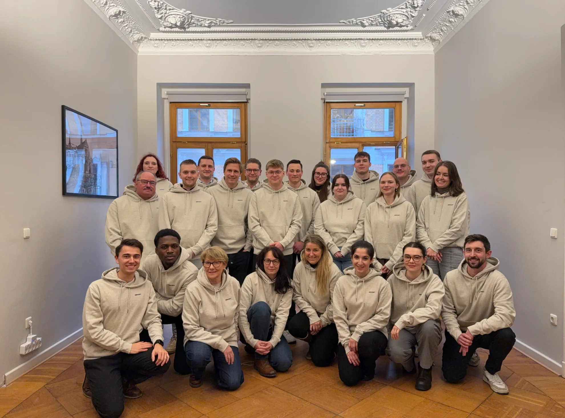 Das Zenveo-Team aus München, Berlin und Leipzig